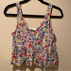 BCBGeneration Floral Tank